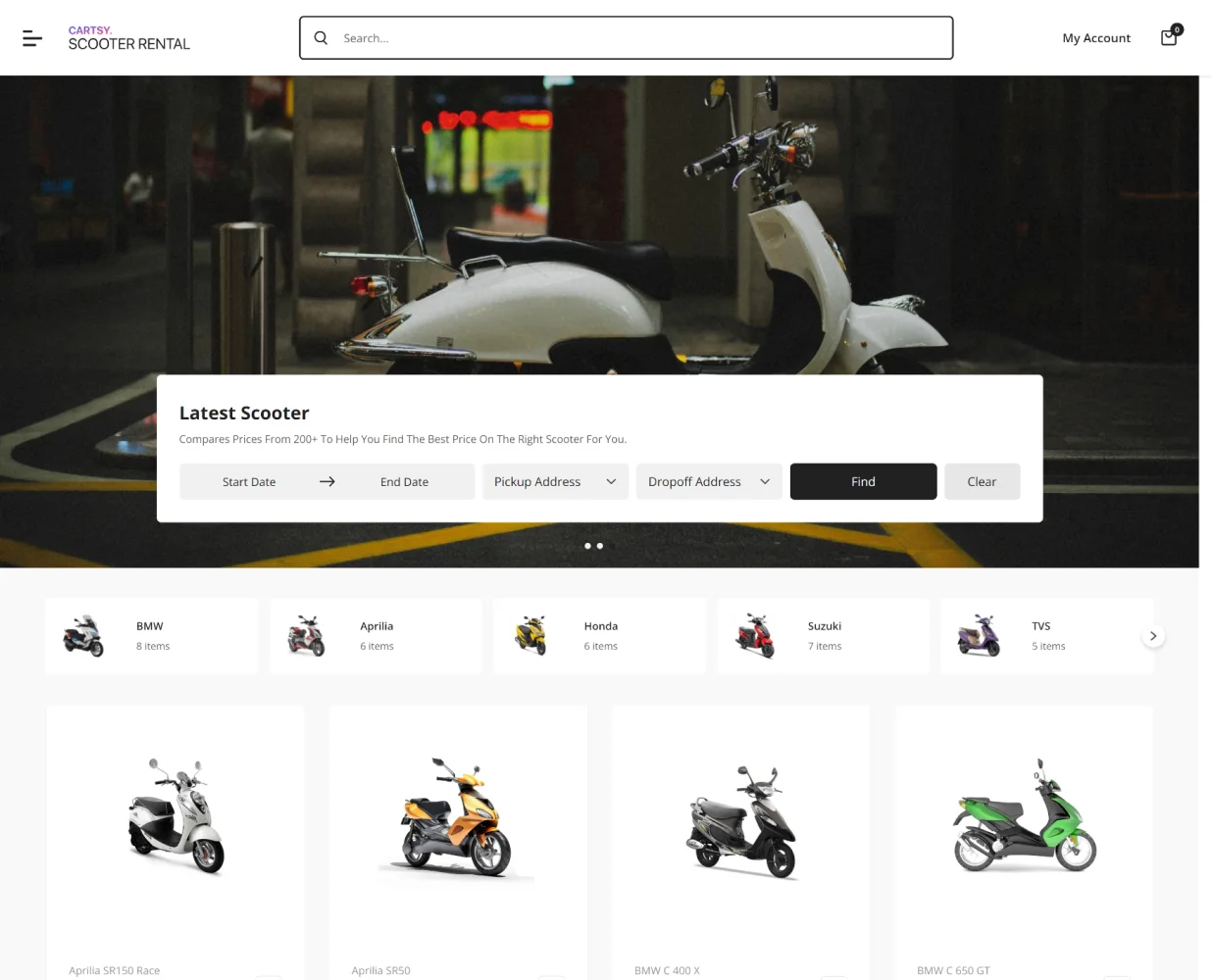Scooter Rental & Booking